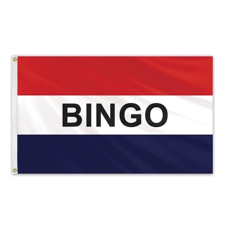 Global Flags Unlimited Bingo Message Flag 3'x5' Standard Flag 204550